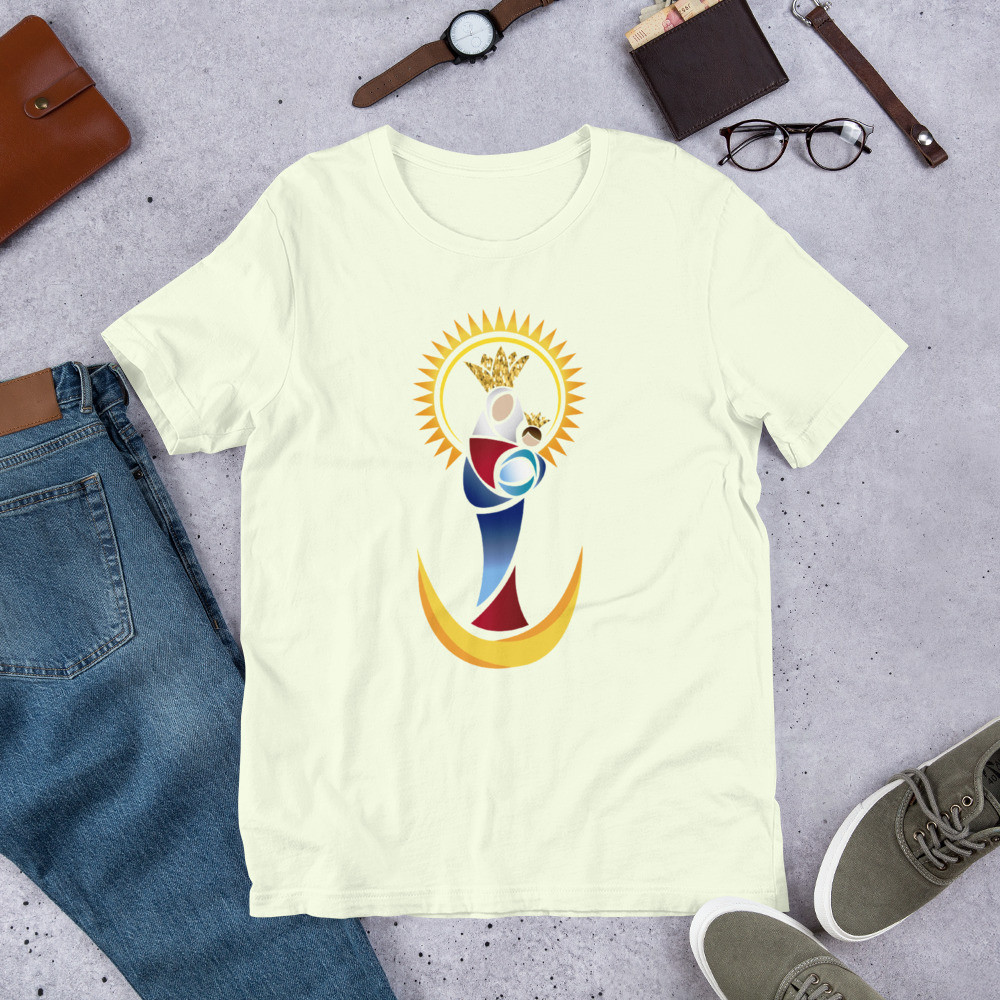 Franela unisex virgen de chiquinquira
