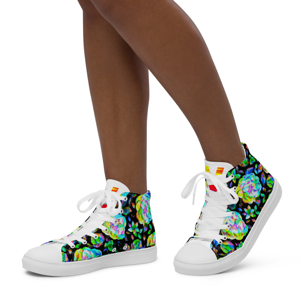 zapatos para damas flores de mi pais