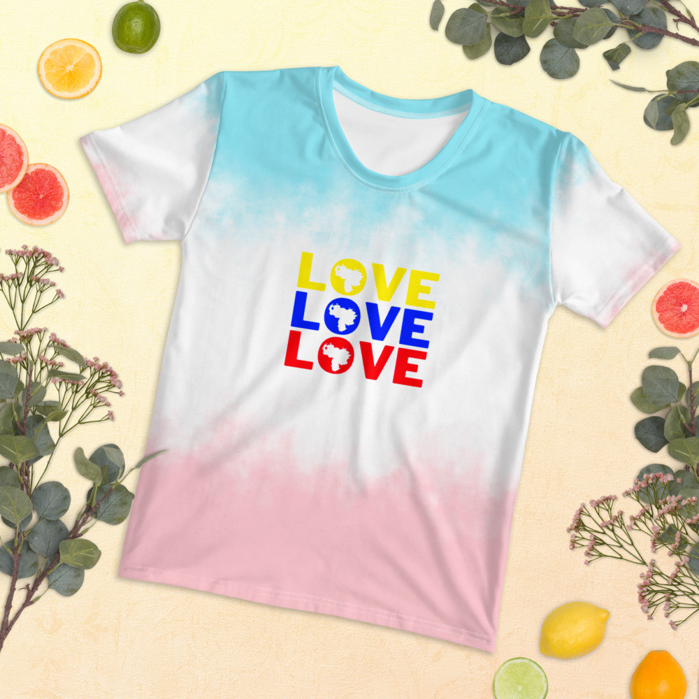 Franela para damas love venezuela