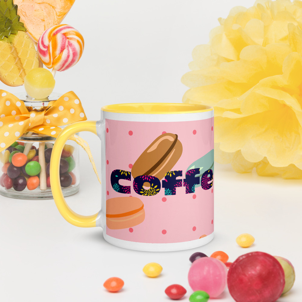 Taza para café o té con color dentro (coffe Break)