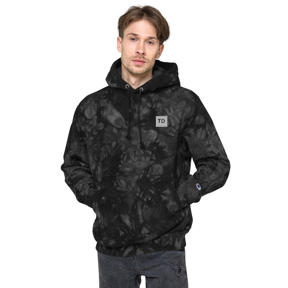 TD Unisex Champion tie-dye hoodie
