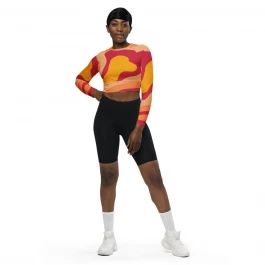 Trending Recycled long-sleeve crop top