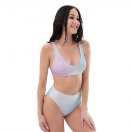 Recycled high-waisted bikini