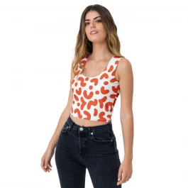 Orange Crop Top