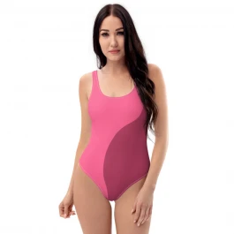 Pink One-Piece Swimsuit