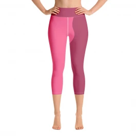 Pink Yoga Capri Leggings