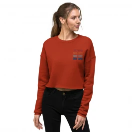 Self-love Crop Sweatshirt