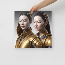 Cyborg woman Poster