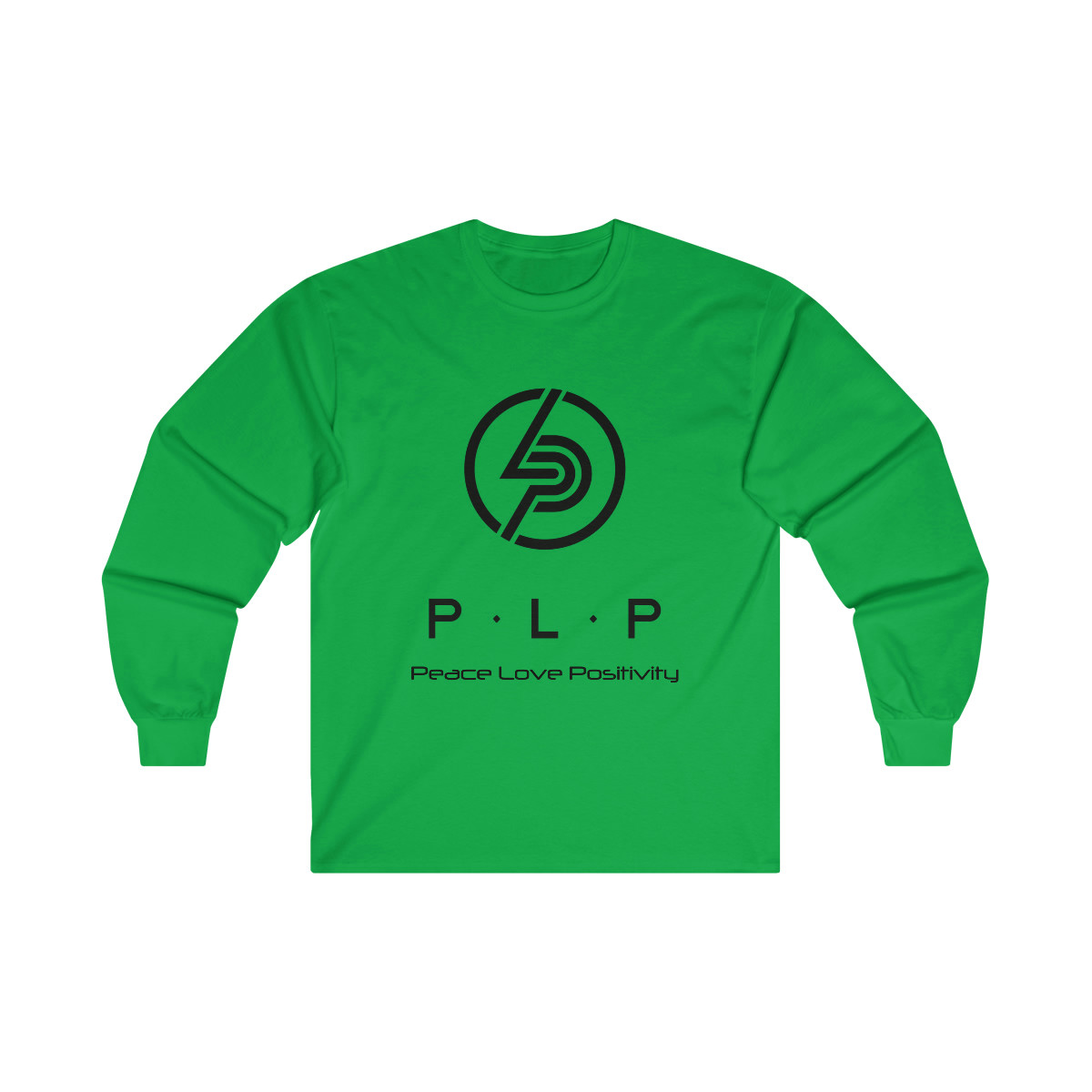 Black Logo Long Sleeve Tee