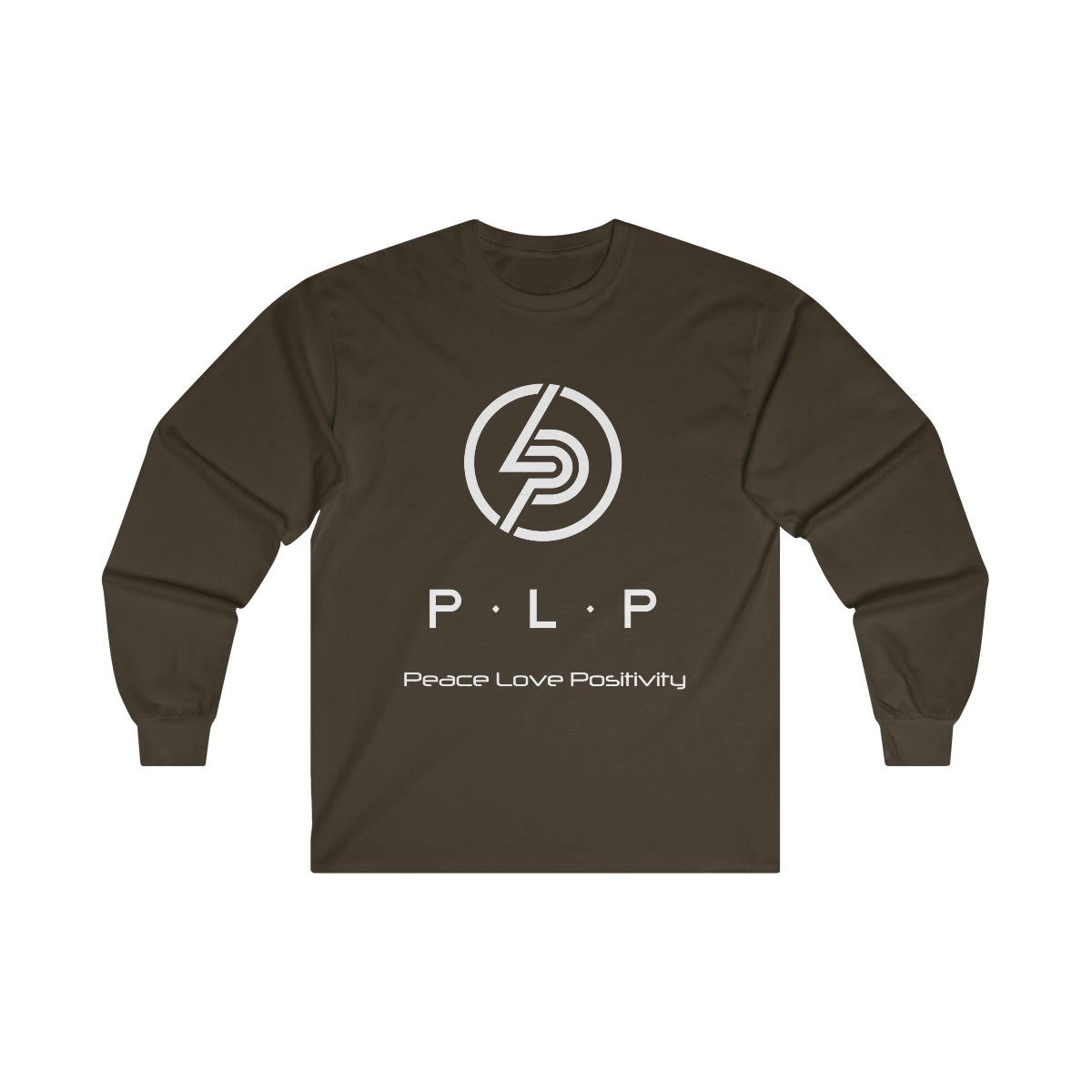 White Logo Long Sleeve Tee