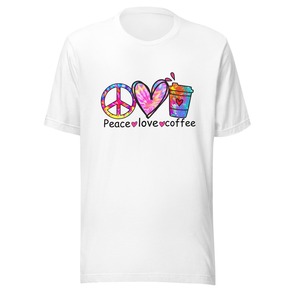 Peace Love Coffee T-shirt
