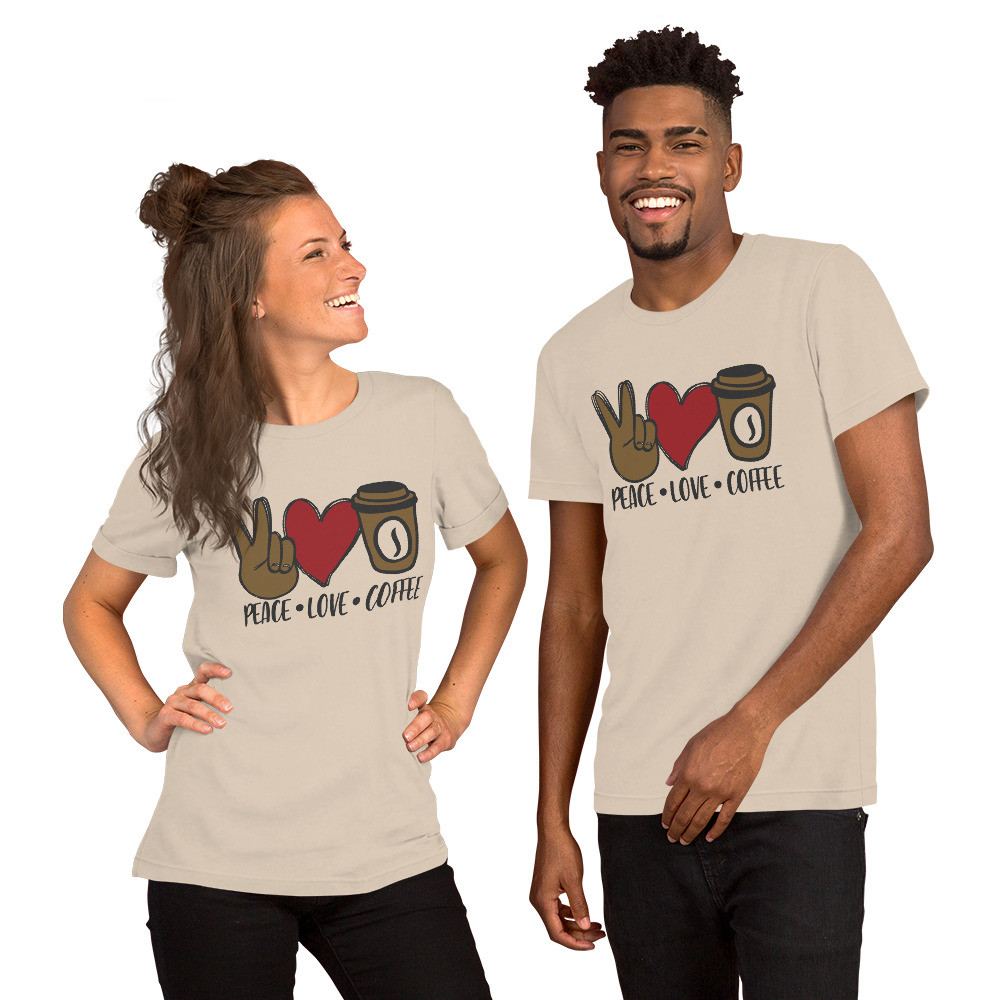 Peace Love Coffee T-shirt