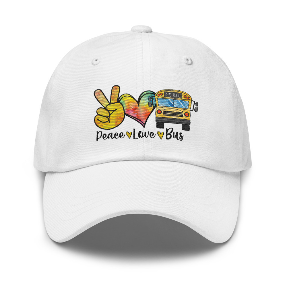 "Peace Love Bus"  Hat