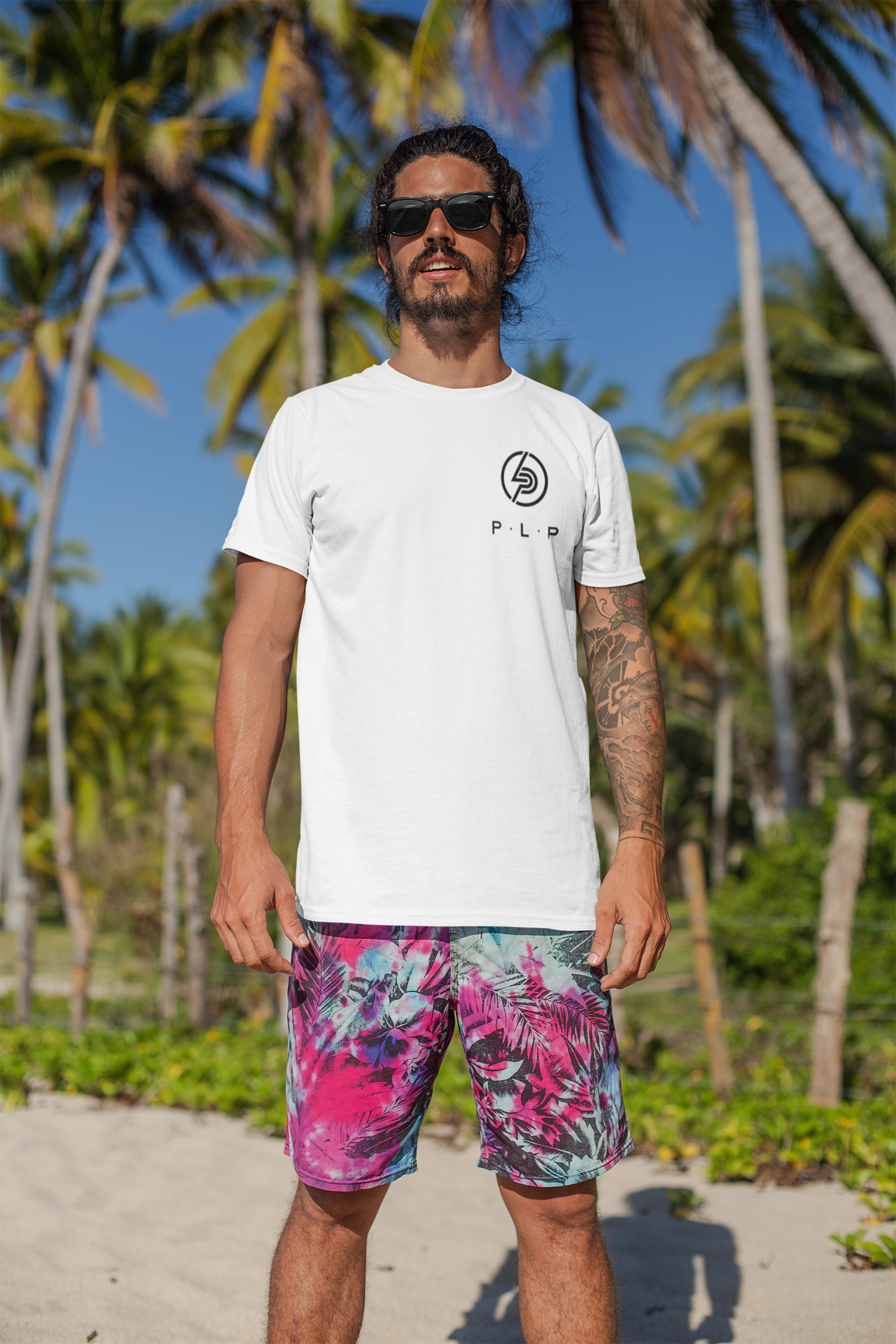 Black Unisex Pocket Logo T-shirt