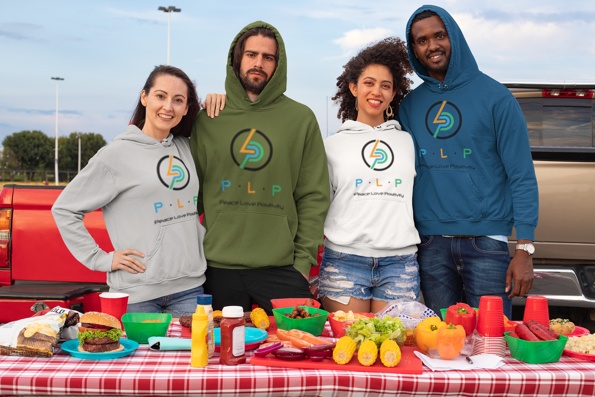 Classic Multicolor Adult Hoodie
