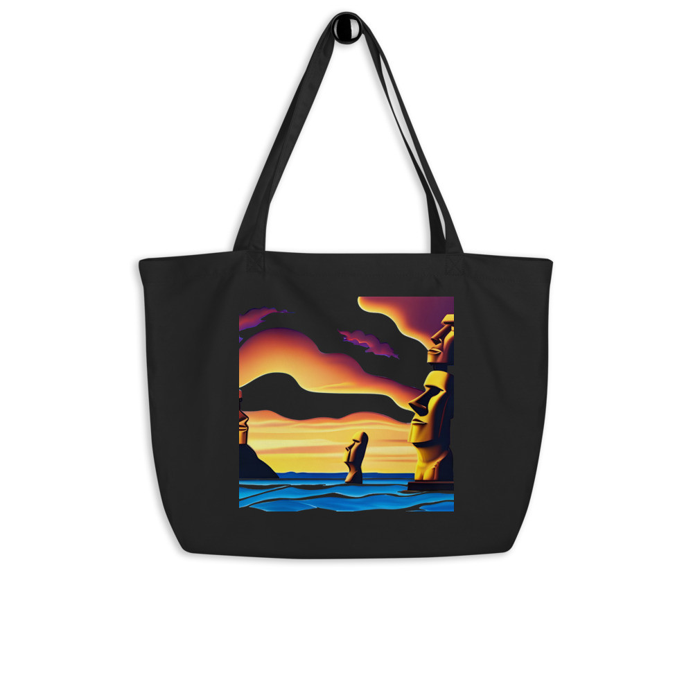 Easter Island - Large Tote Bag