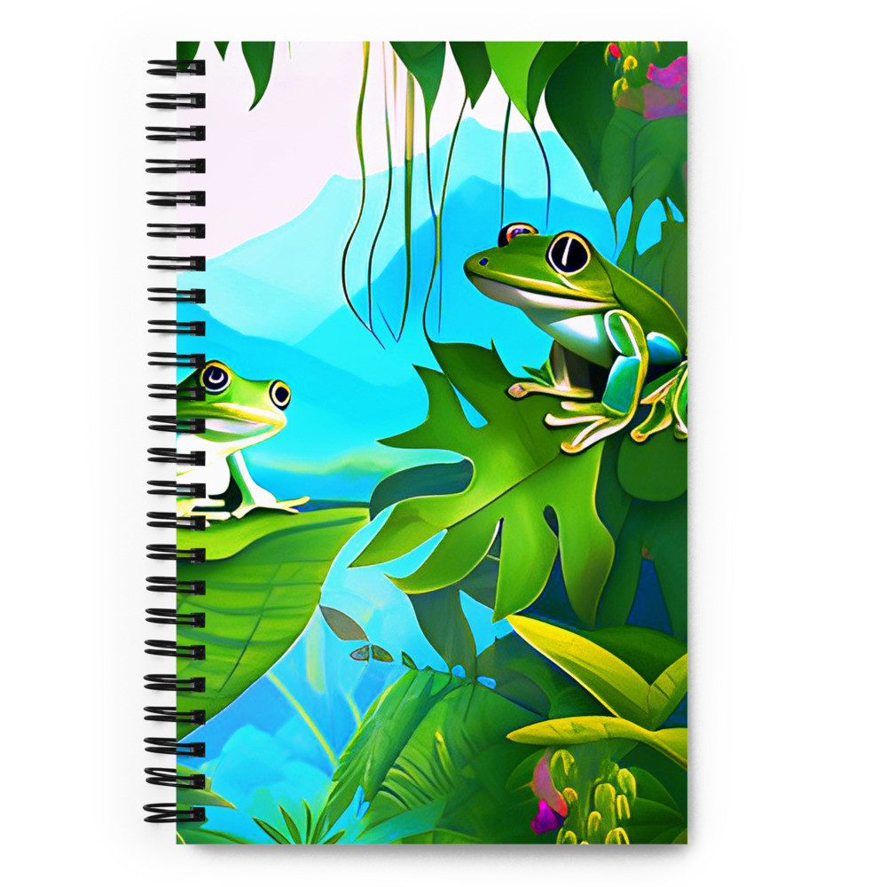 Tree Frog - Spiral Notebook