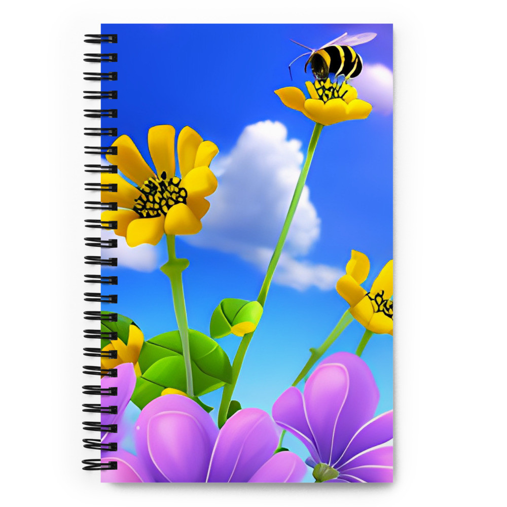 Bumble Bee - Spiral Notebook
