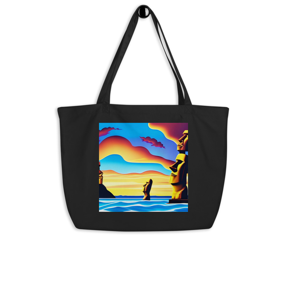 Easter Island - Large Tote Bag