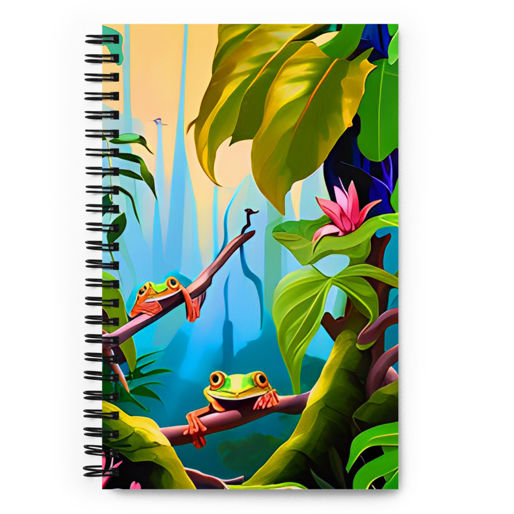 Tree Frogs - Spiral Notebook