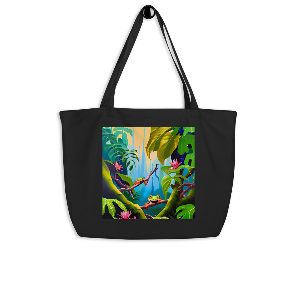 Tree Frogs - Large Tote Bag