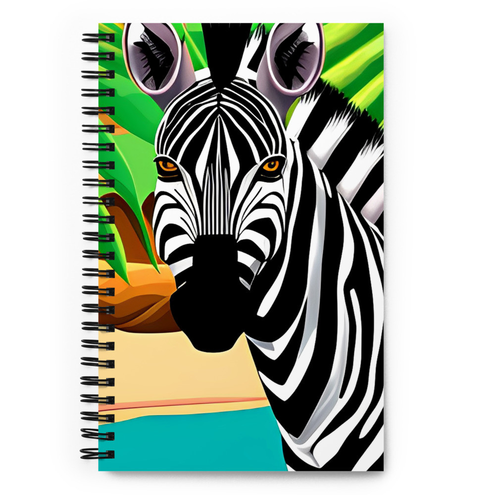 Zebra - Spiral Notebook