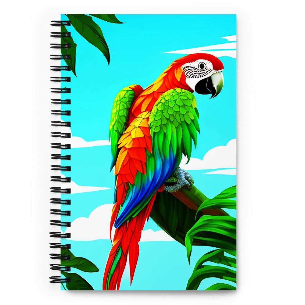 Parrot - Spiral Notebook