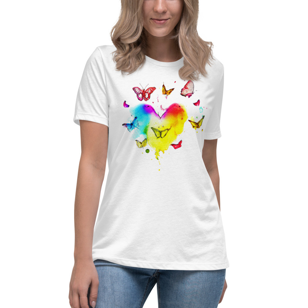 Butterfly Heart - Women's Relaxed Tee