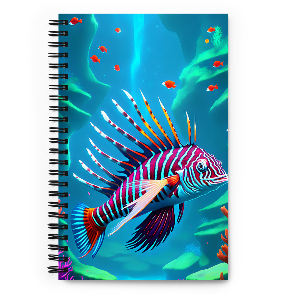 Lion Fish - Spiral Notebook