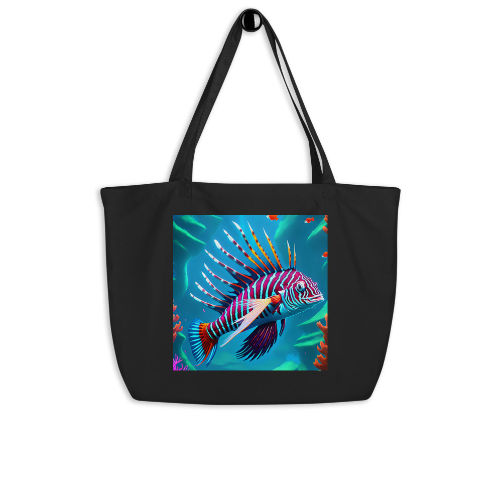 Lion Fish - Large Tote Bag