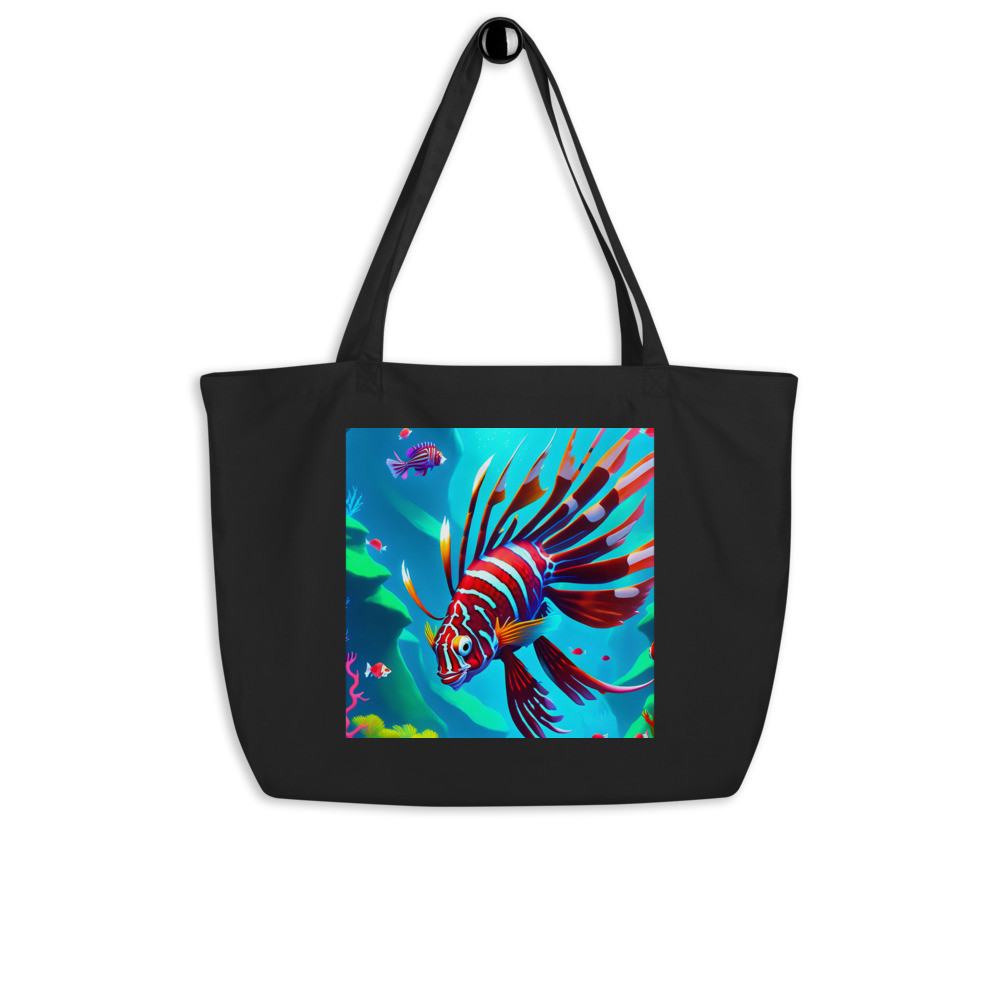 Lion Fish 2 - Large Tote Bag
