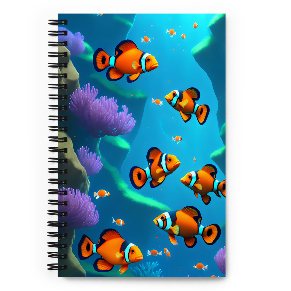 Clownfish - Spiral Notebook