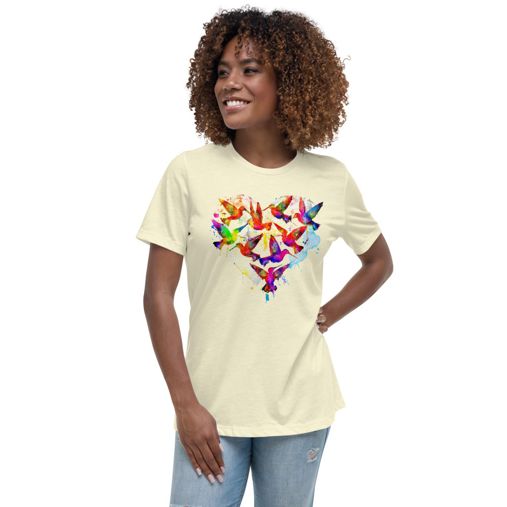 Hummingbird Heart - Women's Relaxed Tee