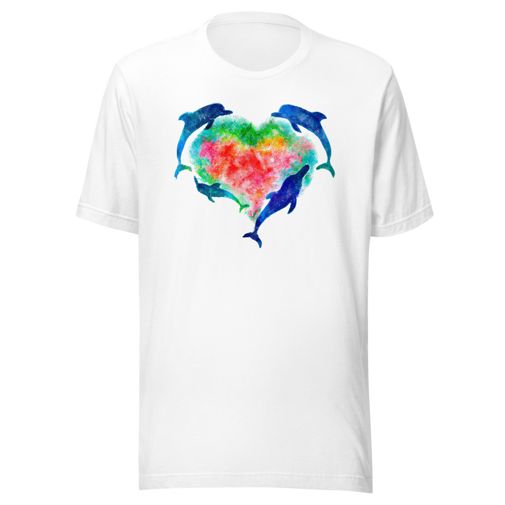 Dolphin Heart - Short Sleeve Tee