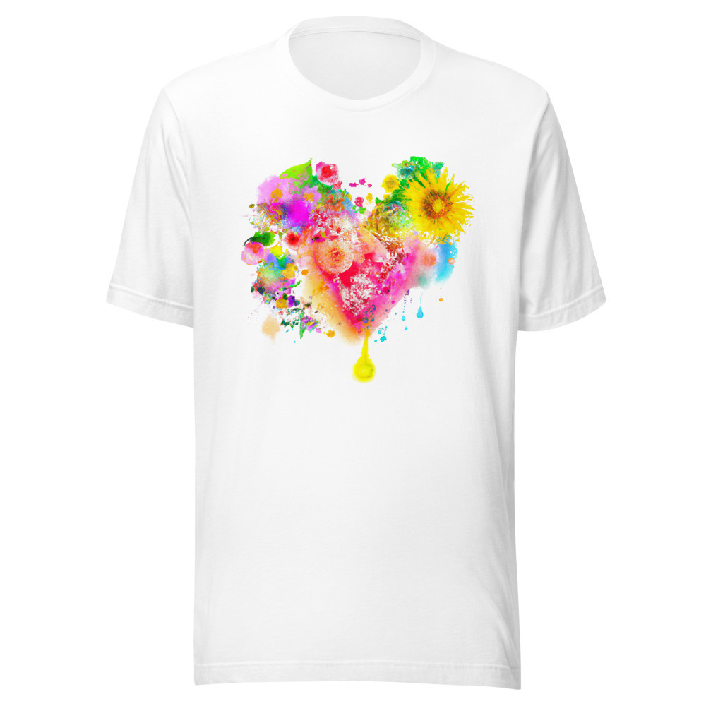Flower Heart - Short Sleeve Tee