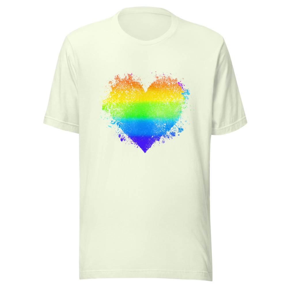 Rainbow Heart - Short Sleeve Tee