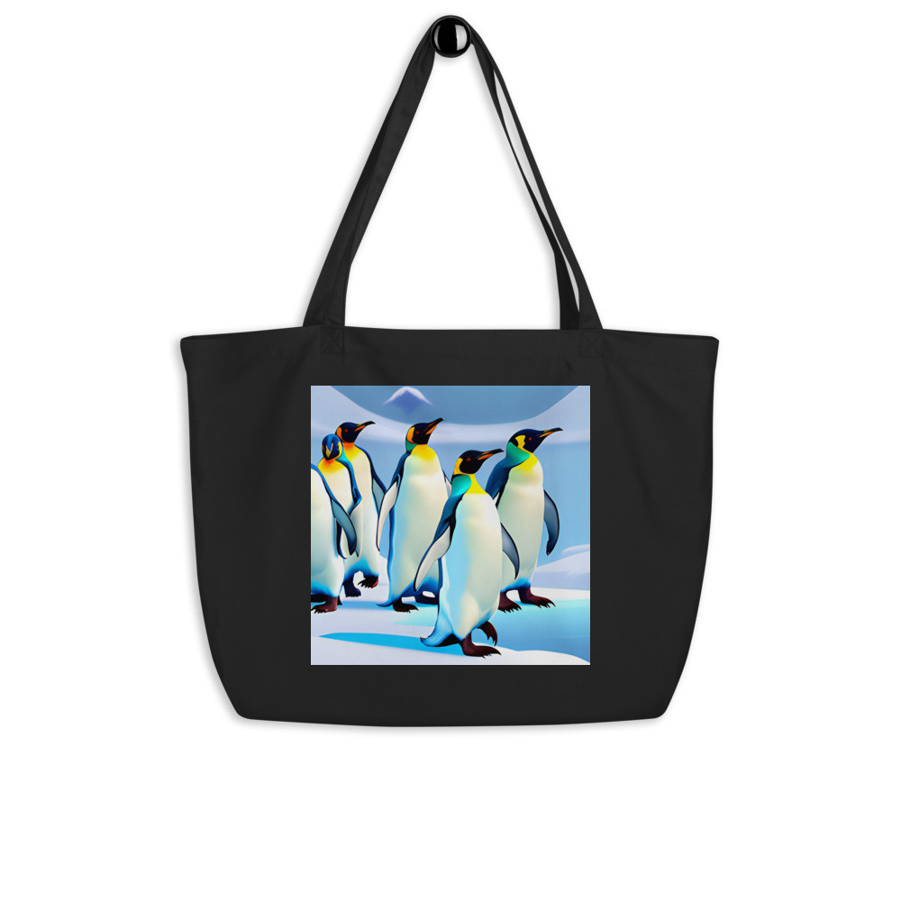 Emperor Penguins - Large Tote Bag
