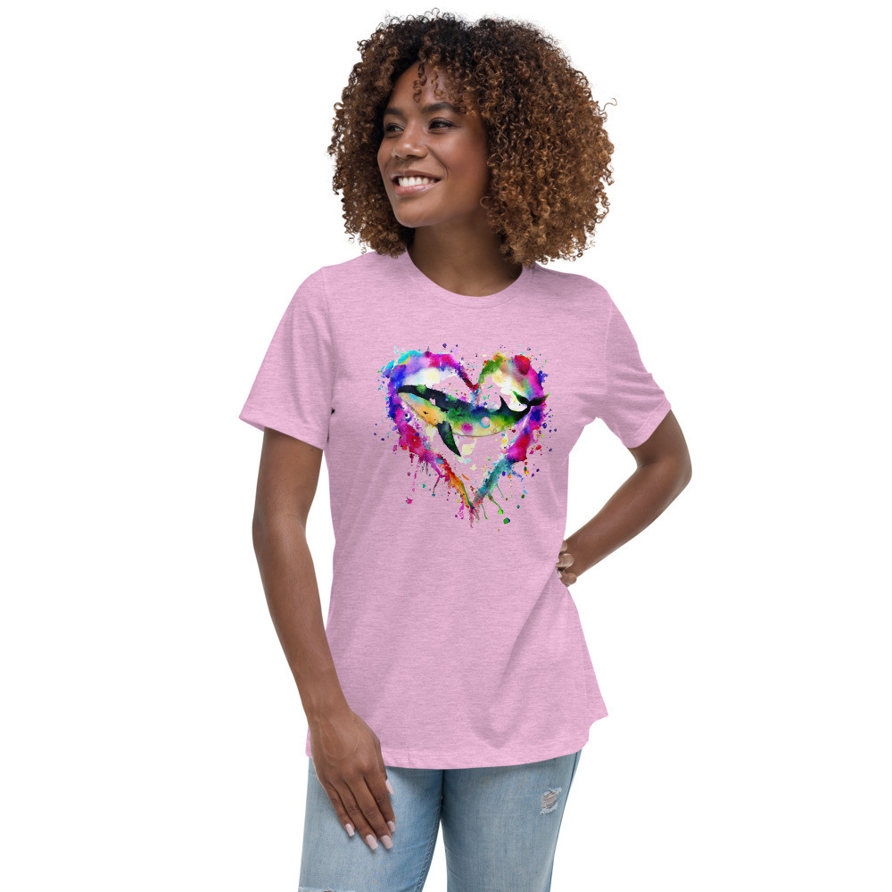 Whale Heart - Women's Relaxed Tee