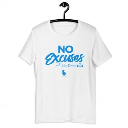 No Excuses Please (prayer sign) - Unisex t-shirt