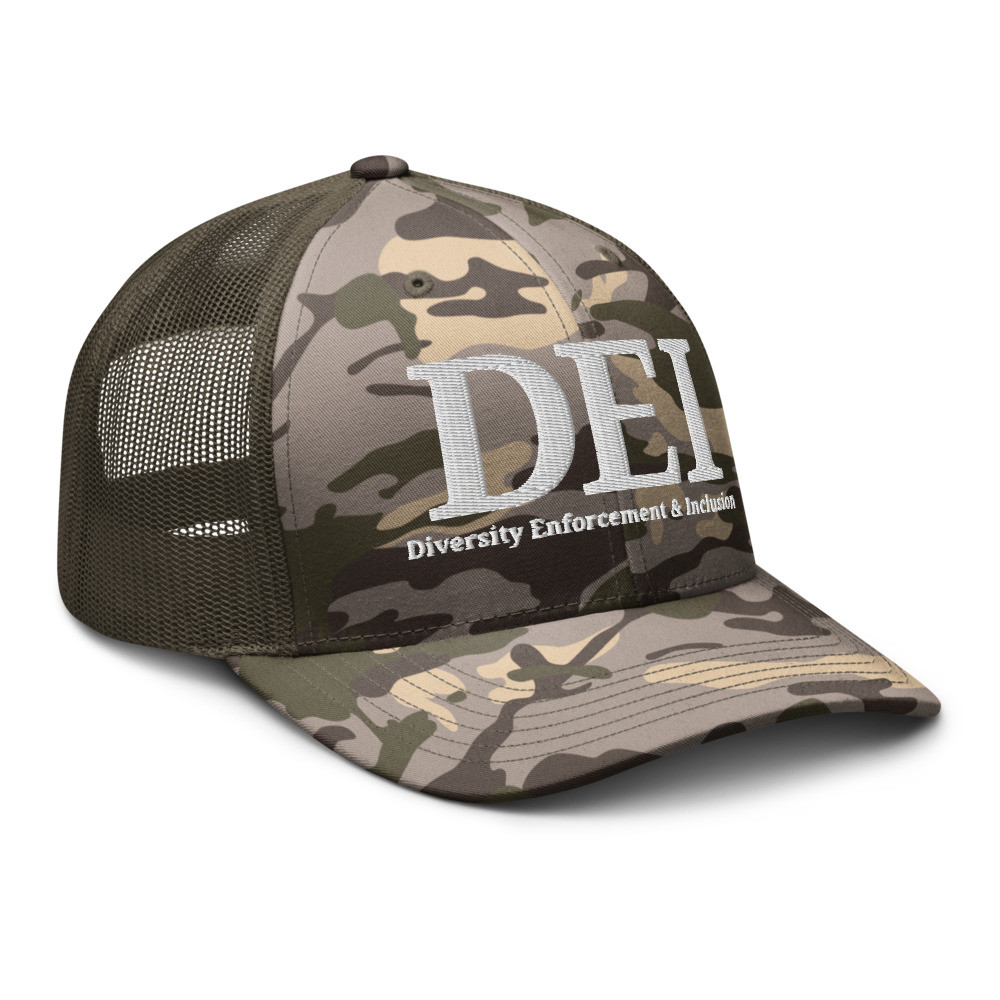 DEI - Diversity Enforcement & Inclusion Trucker Hat