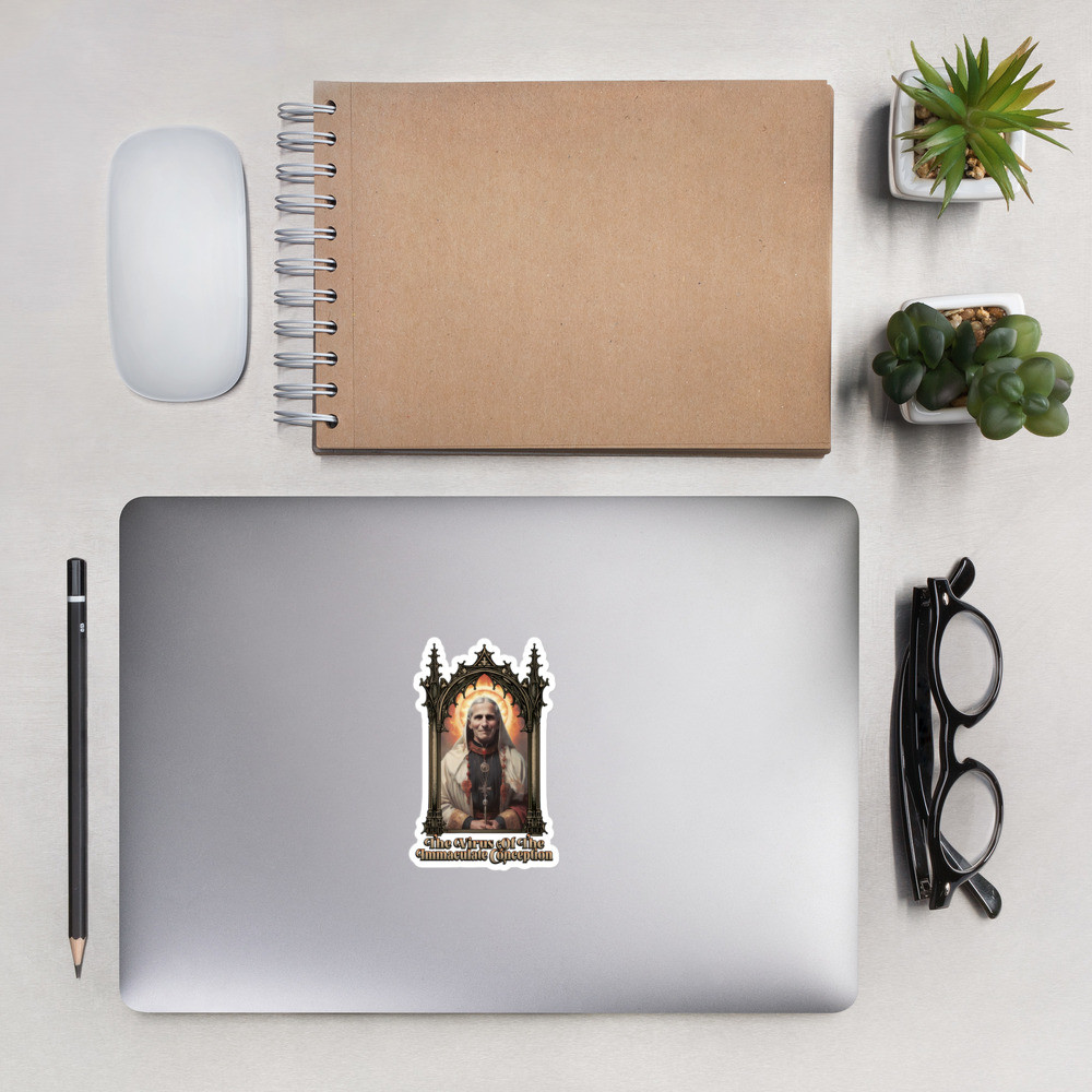 Virus of the Immaculate Conception Saint Fauci Sticker