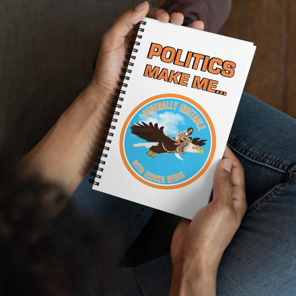 Generally Irritable Logo Spiral notebook
