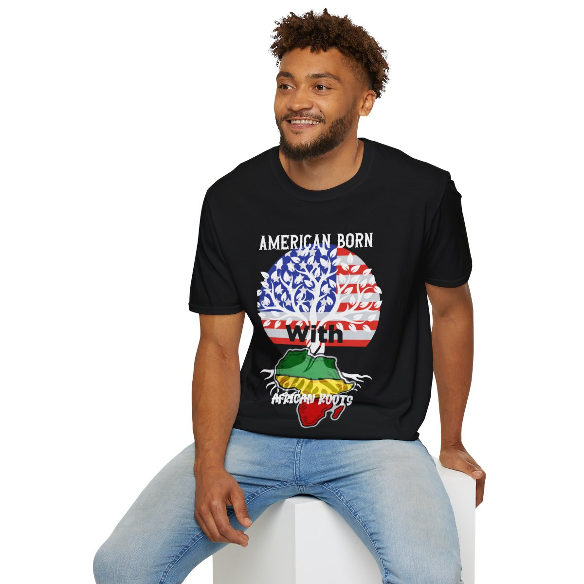 African Roots! Unisex Softstyle T-Shirt