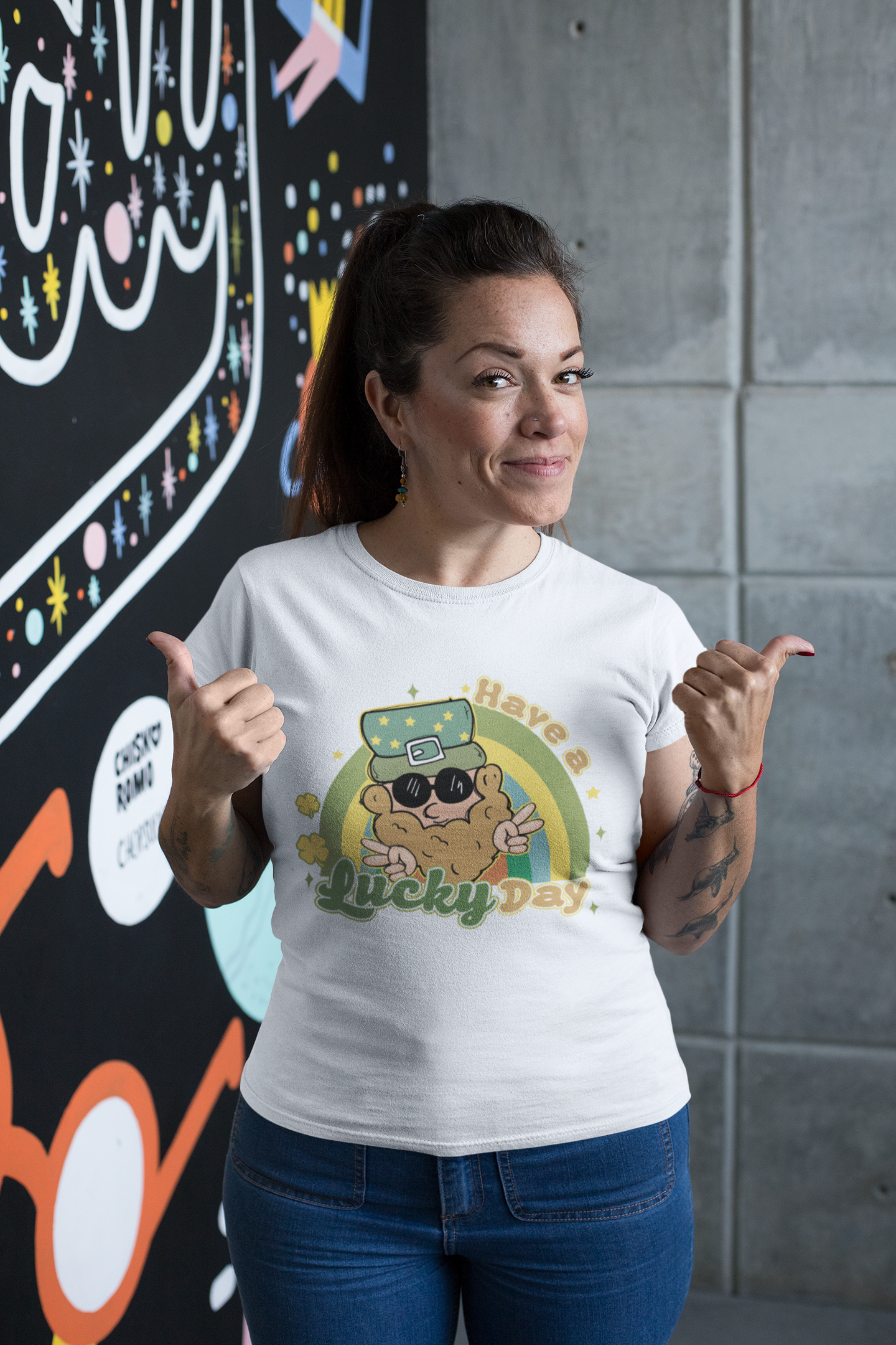 St Patrick's Holiday "Lucky Day" Unisex Softstyle T-Shirt