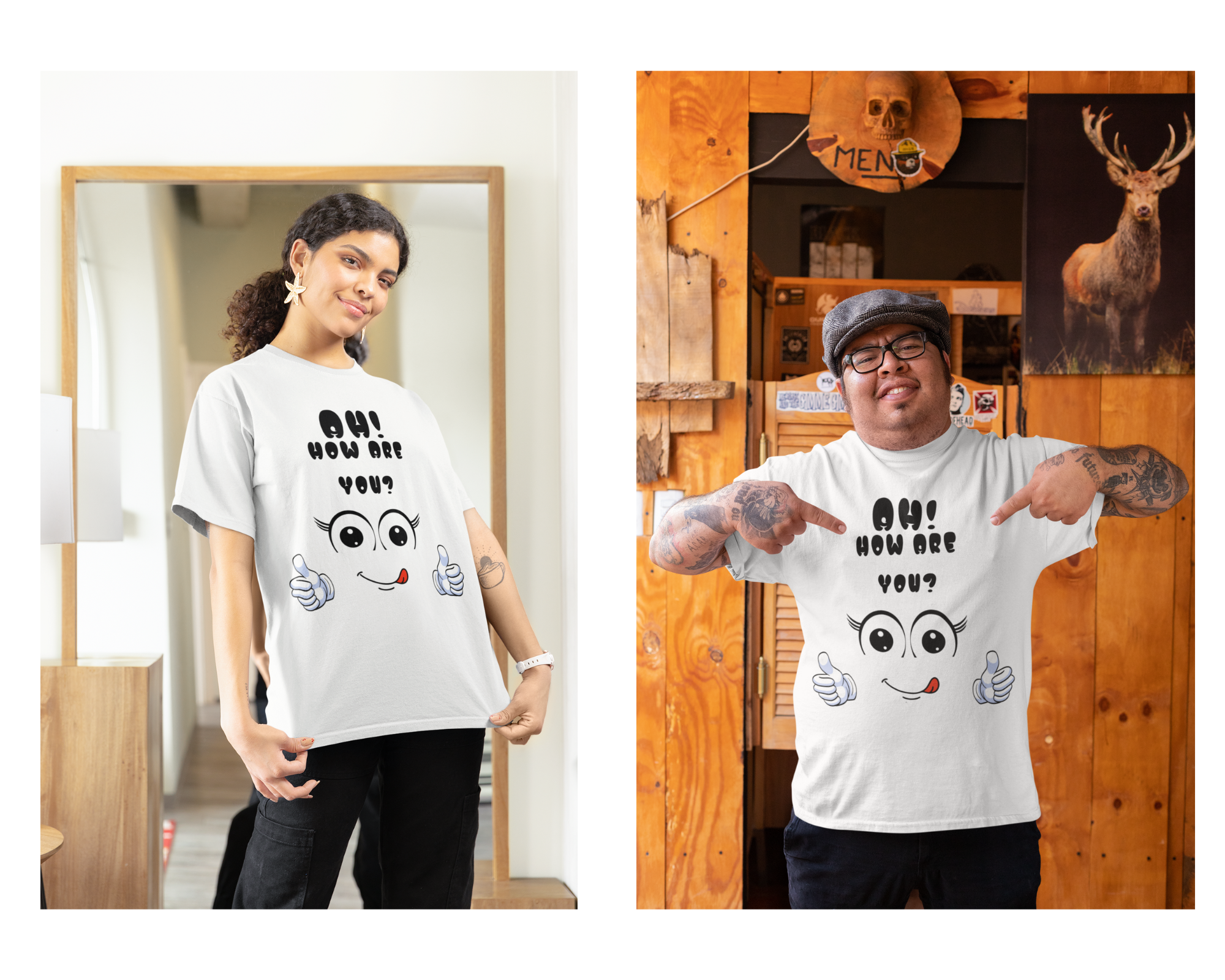 "How are you!"  Unisex Heavy Cotton Tee