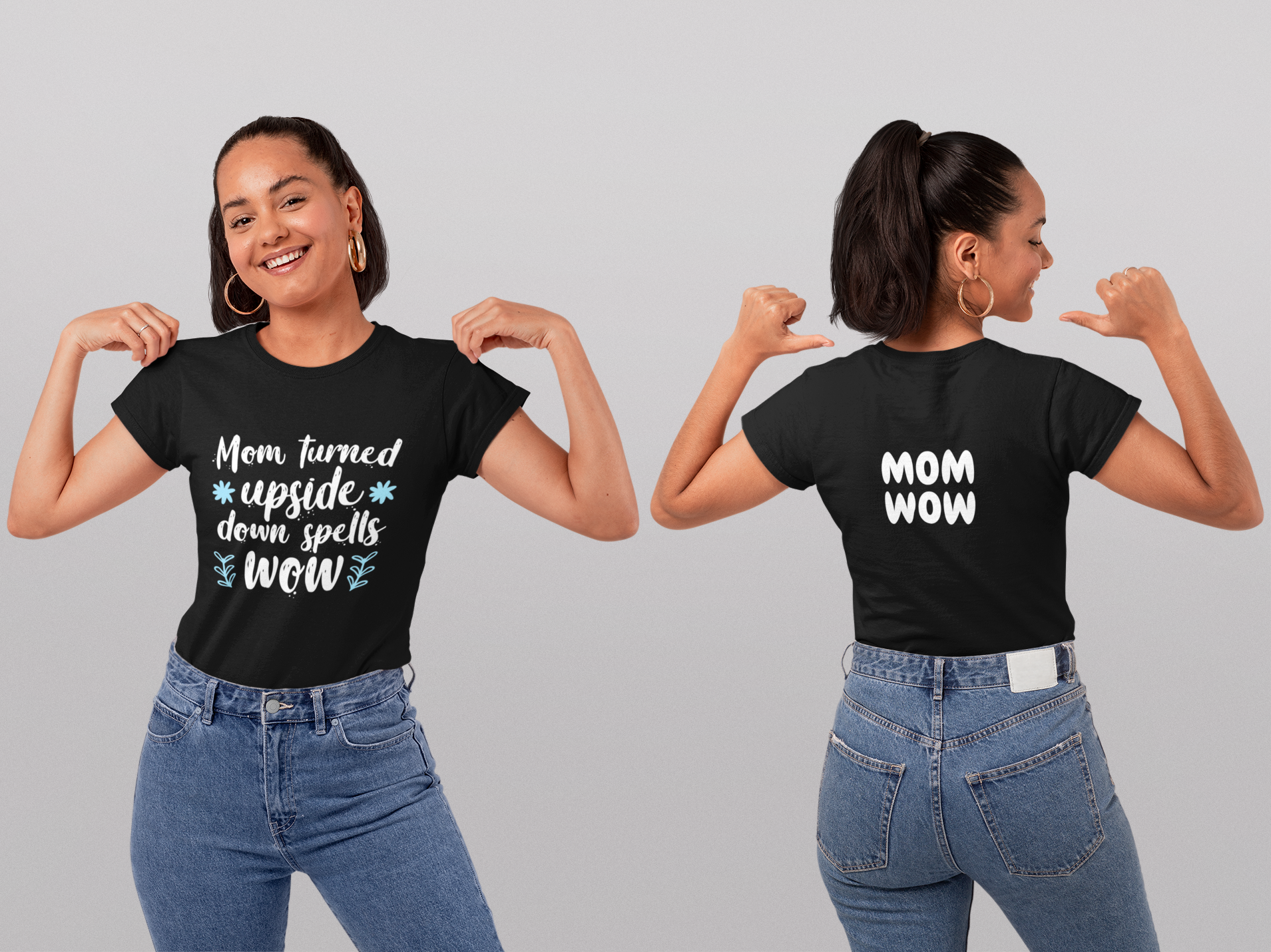 "MOM WOW" Women's Softstyle Tee