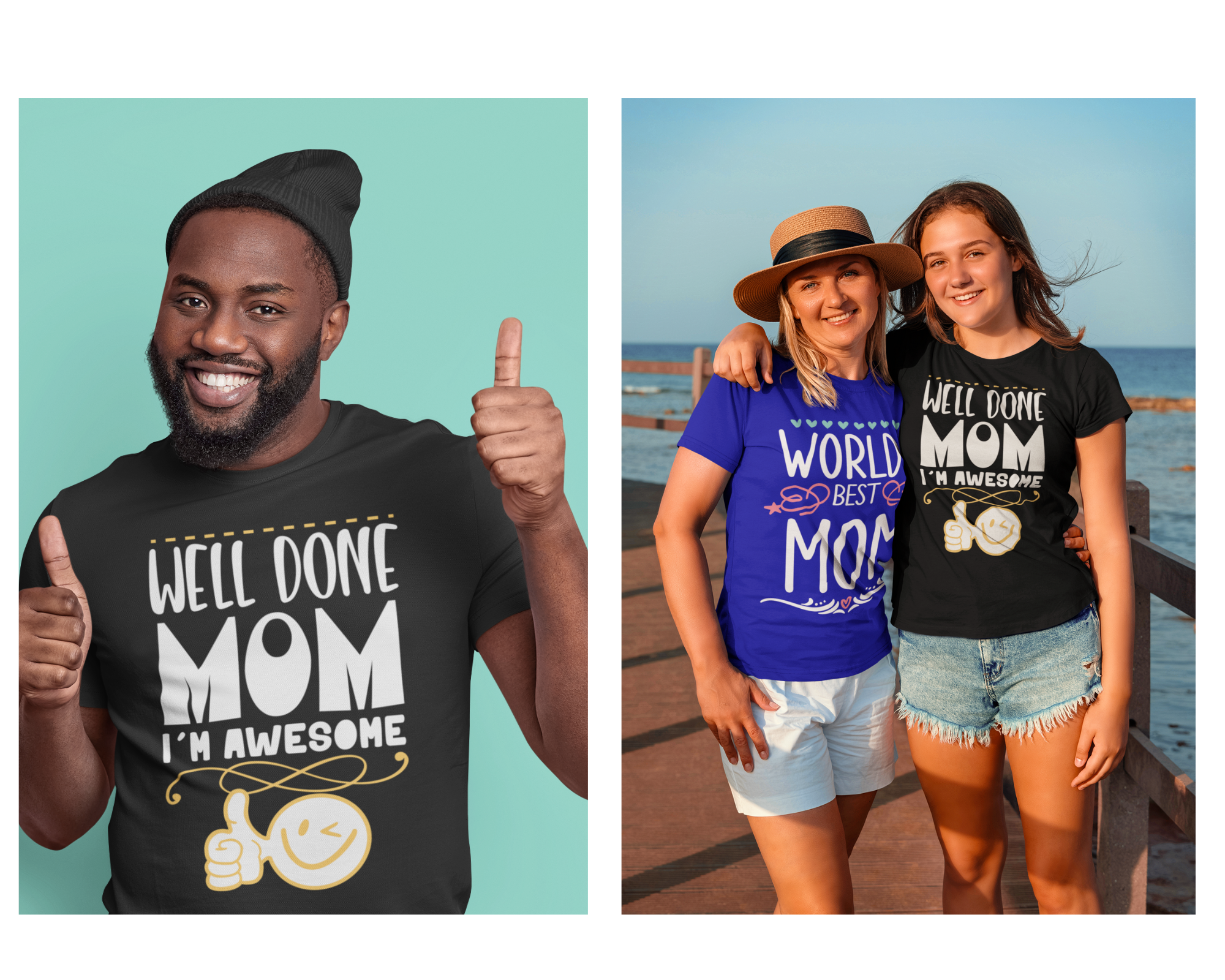 Well done Mom - Unisex Softstyle T-Shirt
