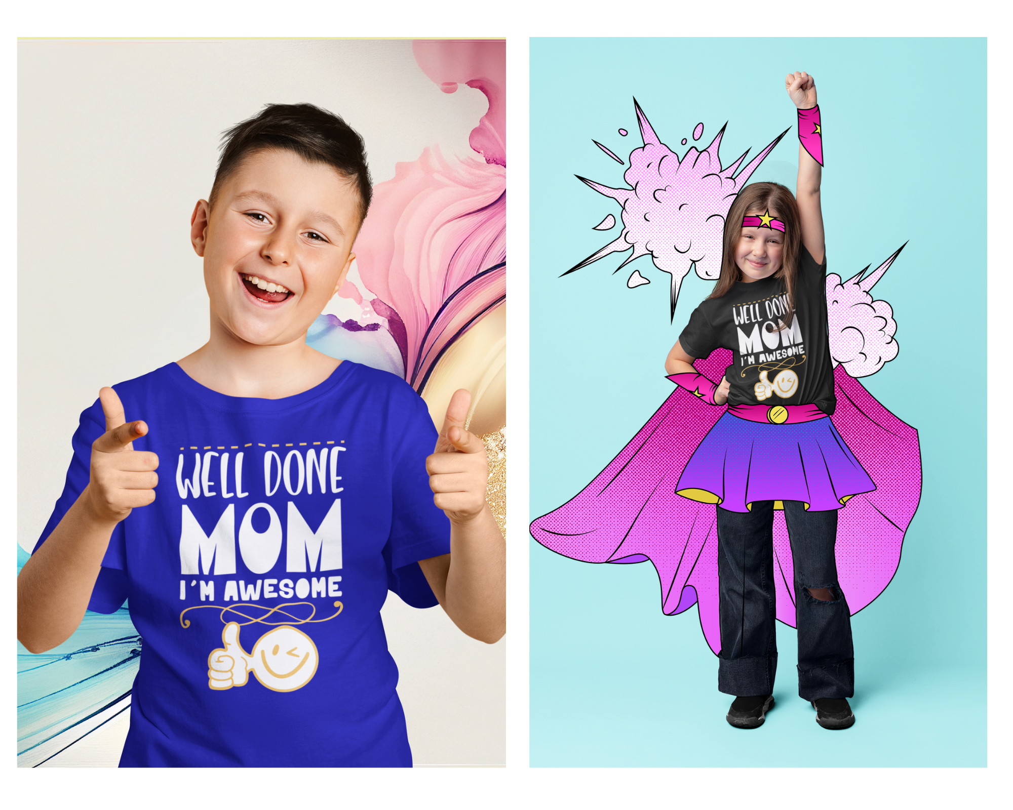 Well done Mom - Kids Heavy Cotton™ Tee