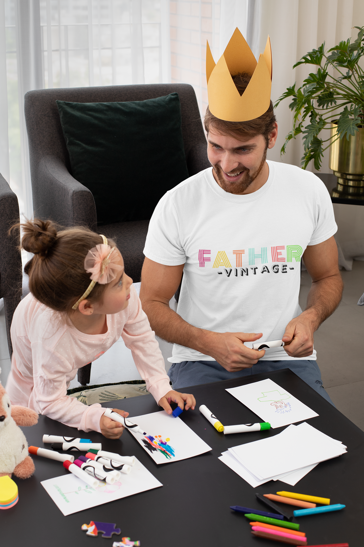 Father Vintage Design - Unisex Ultra Cotton Tee