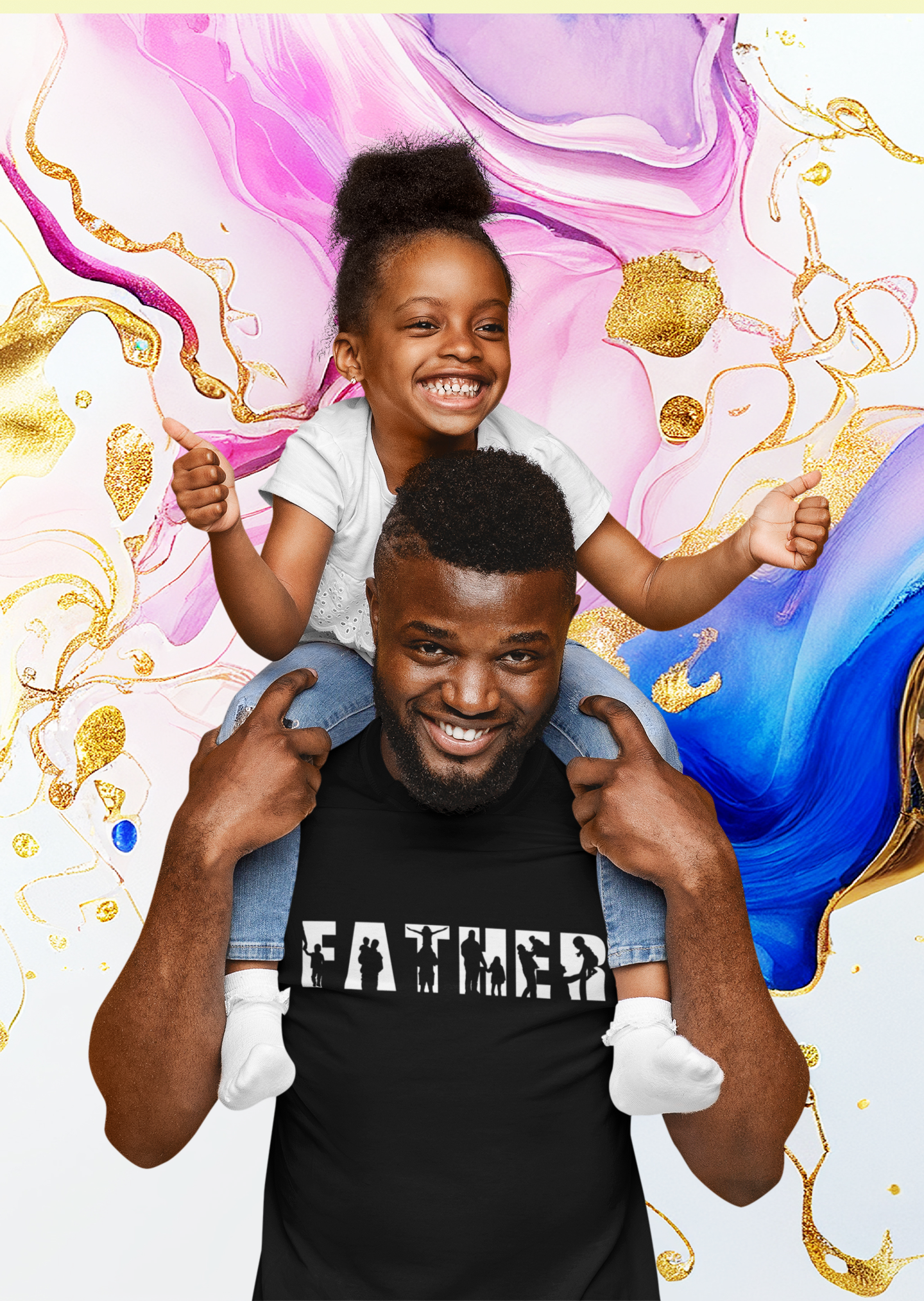 Father (White Text Version) - Unisex Ultra Cotton Tee